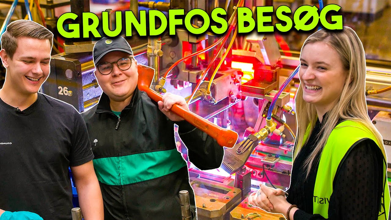 Guld Dennis leger med maskiner hos Grundfos | Grundfos - Elevplads TV | Plan A