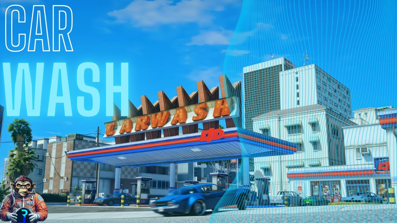 GTA V FIVEM MLO | CARWASH | MECHANIC
