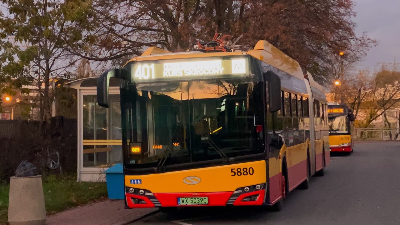 Solaris Urbino 18 IV electric #5880 (MZA Warszawa) [🚍401]