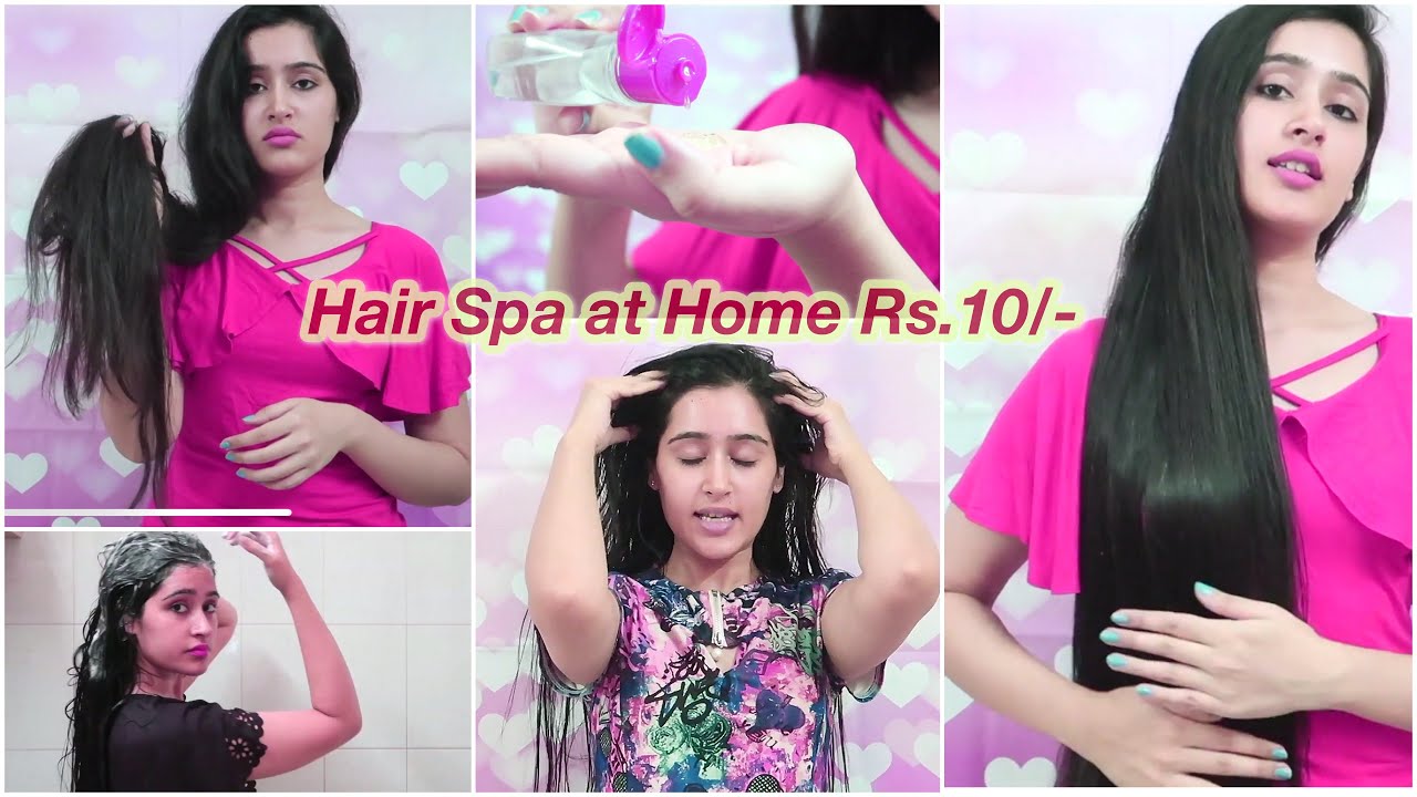 Parlour Se Bhi Acha HAIR SPA at Home | No kharch +100% Result - silky, shiny hair