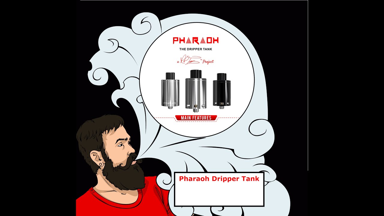 Vape обзор №136.  Pharaoh Dripper Tank от #DigiFlavor