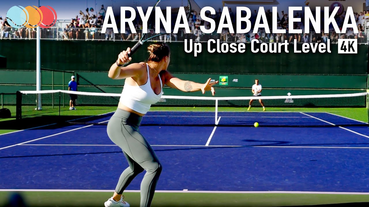 Aryna Sabalenka | World No.1 Up Close Court Level