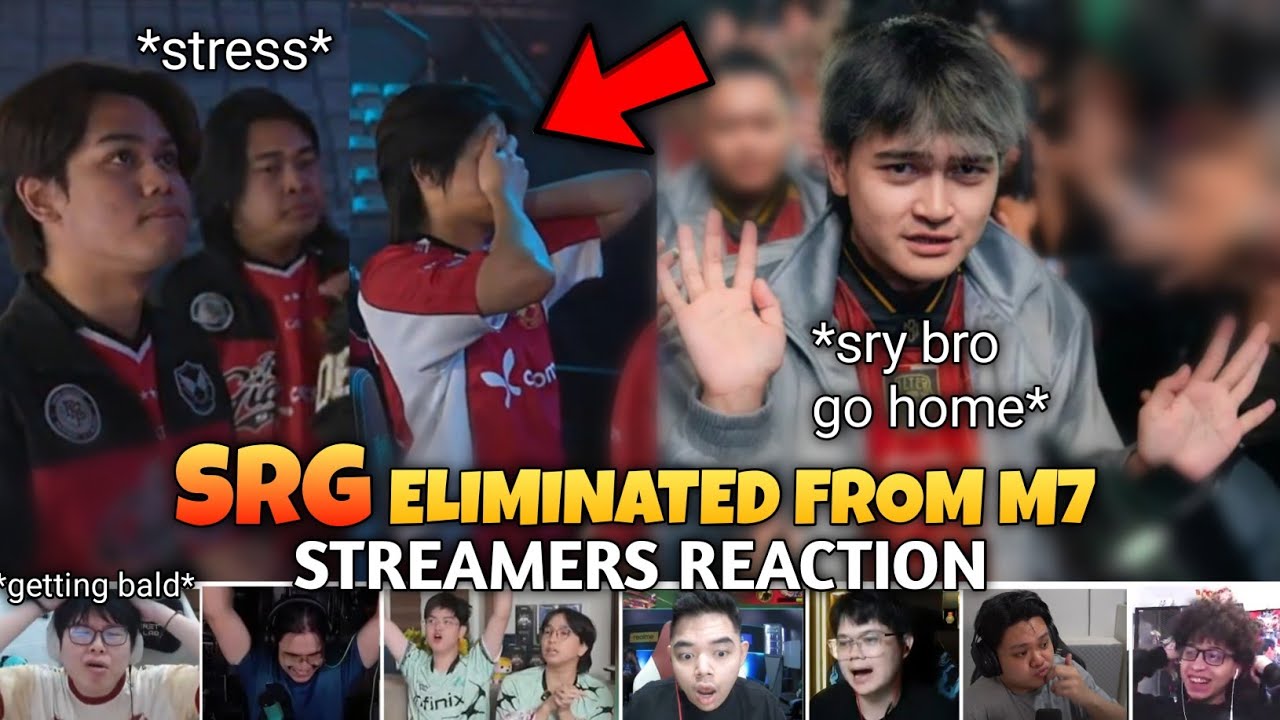 SRG Got ELIMINATED From M7 By Alter Ego STREAMERS REACTIONS🤯.