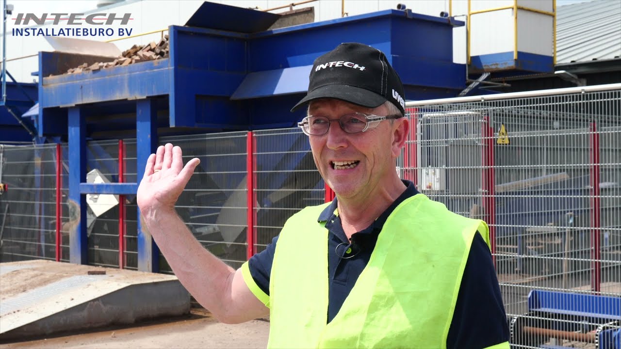 Steenfabriek nabij Tiel met installatie gemaakt door Intech DEF