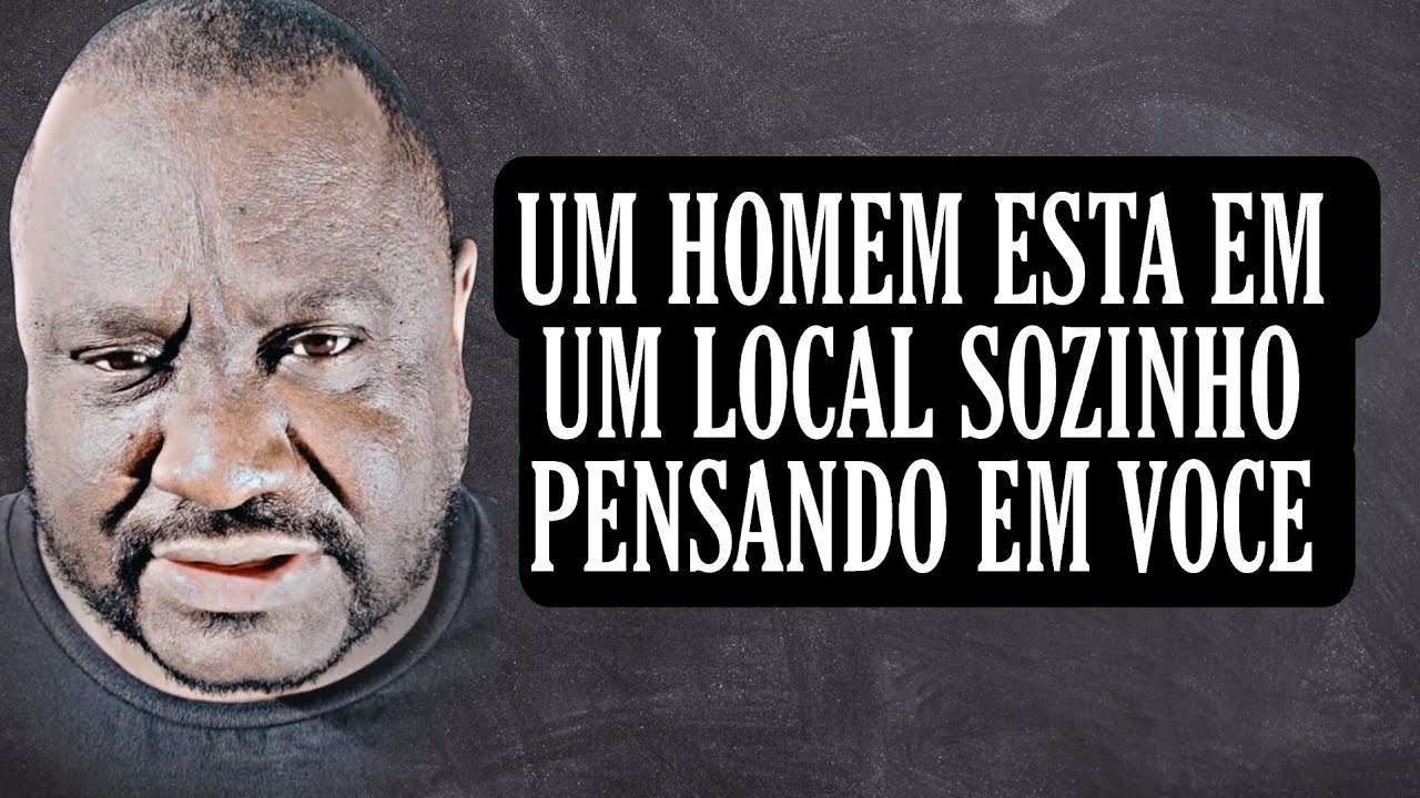 UM HOMEM ESTA EM UM LOCAL SOZINHO PENSANDO EM VOCE‼️✅