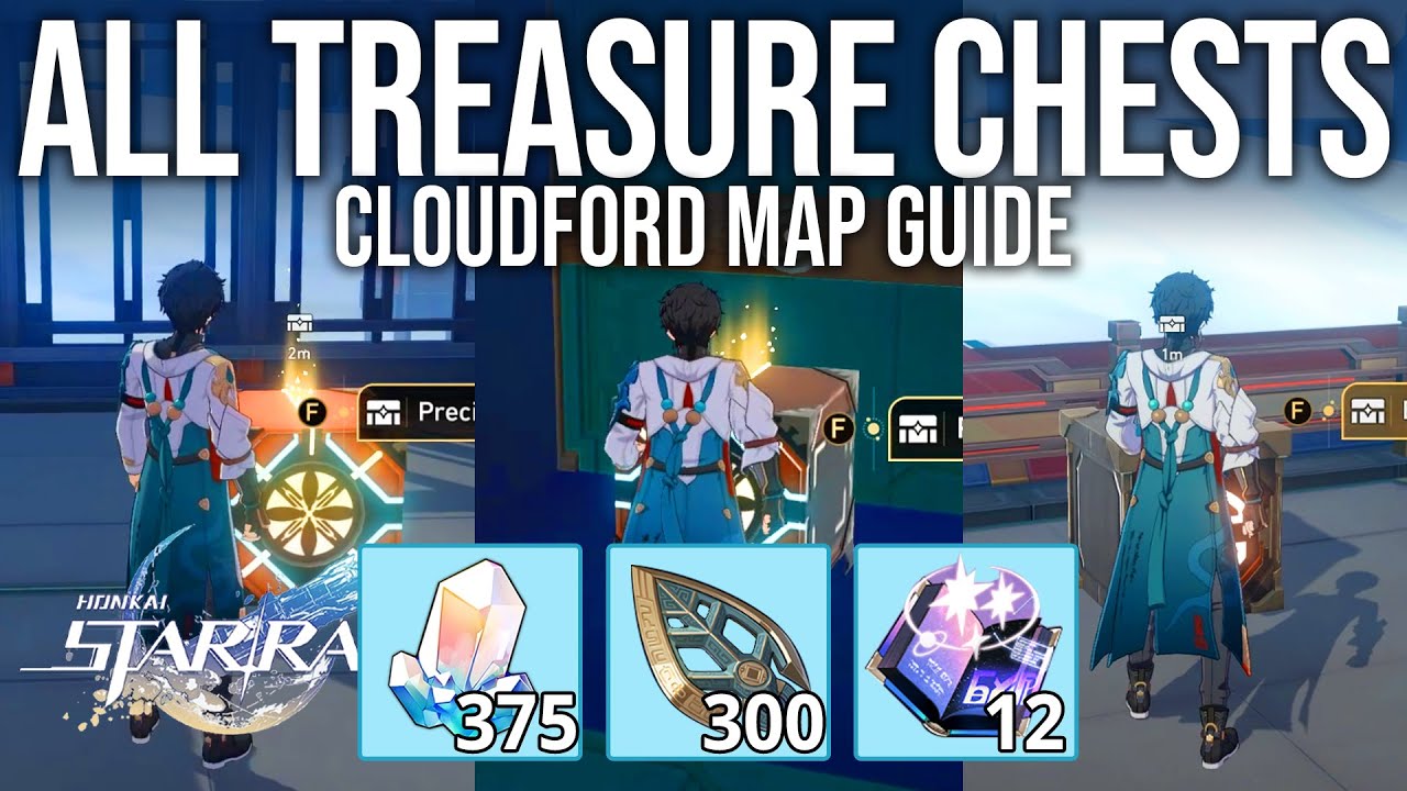 Honkai: Star Rail - Cloudford 23 Treasure Chests & Puzzle Chests Locations (HSR Guide)