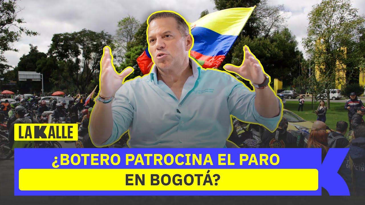 ¿Santiago Botero detrás del paro en Bogotá? El precandidato rompe el silencio