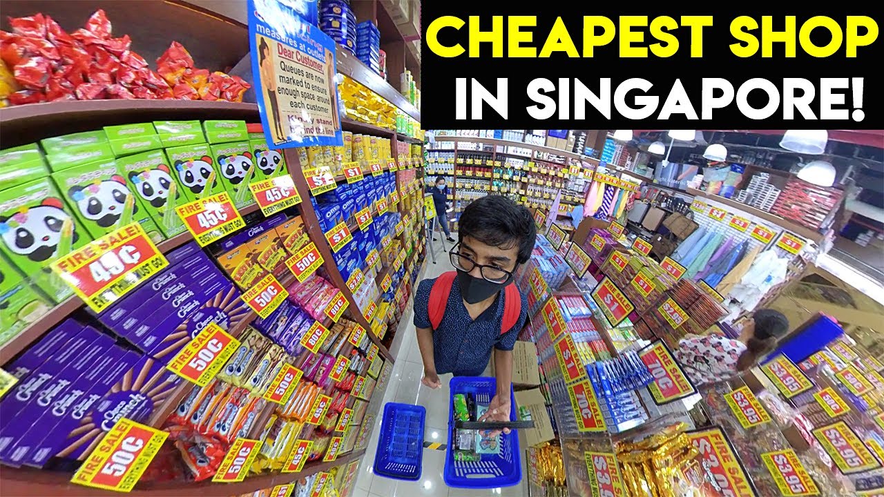 சிங்கப்பூரில் மலிவு விலை கடை VLOG | ValueDollar Store | Shopping in Singapore! | Idris Explores