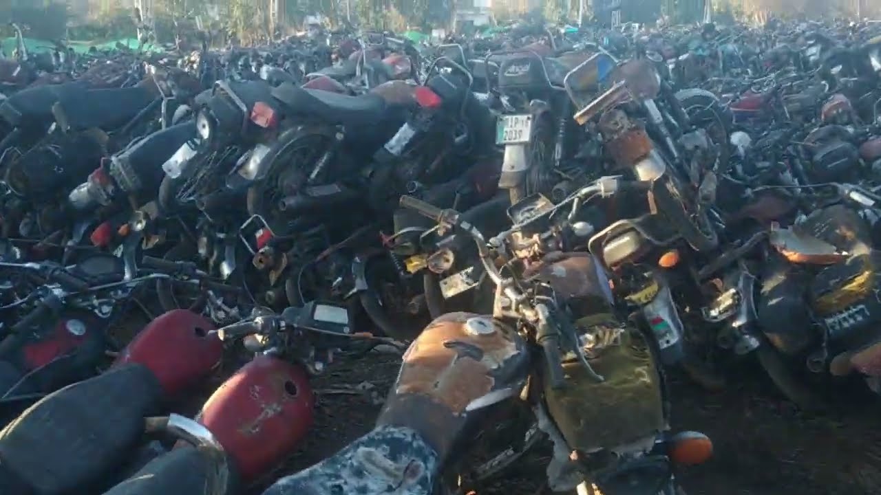 Police ceased all types of motorcycles 🏍️ Sale in #Islamabad I-8 by Islamabad Police