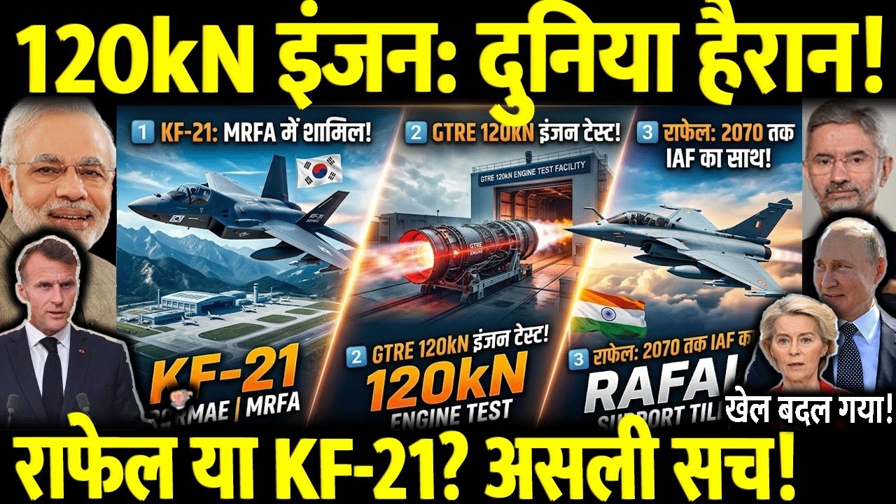 KF-21 To Join MRFA-GTRE 120kN Engine Test Facility-Rafale Support | The End of US Defense Monopoly?