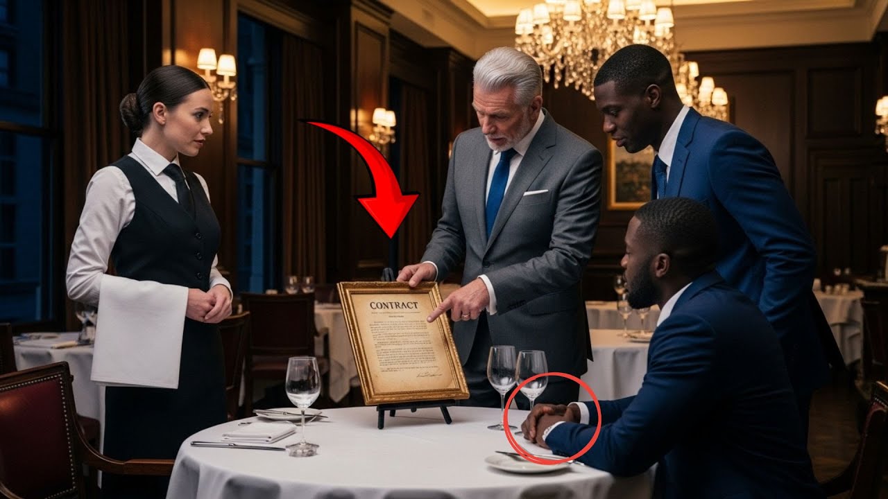 Waitress Sees Her Dad's Signature &mdash; The Billionaire Freezes as She Exposes His Theft
