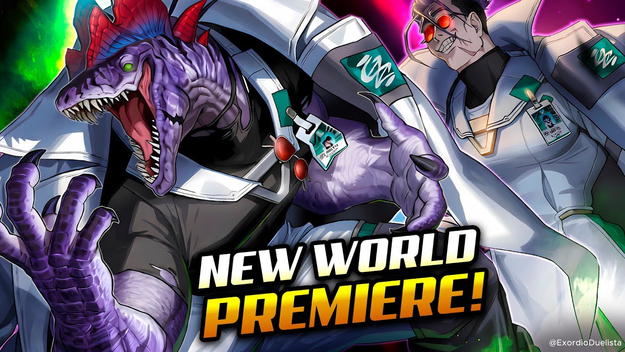 NEW WORLD PREMIERE DINO CARDS❗ GMX DINOSAUR DECK Post Burst Protocol | EDOPRO Replays