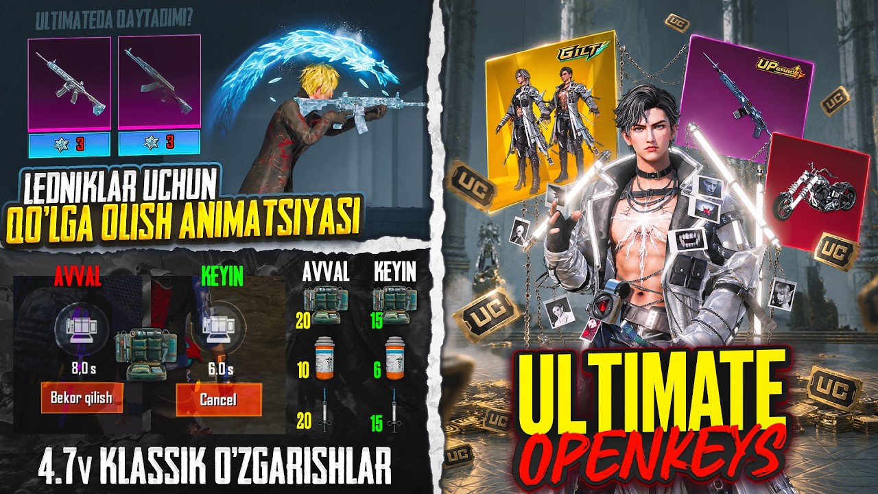 LEDNIKLAR ANIMATSIYA BILAN QAYTMOQDA?!☃️ - 4.7v O'ZGARISHLARI - 😍 10,000 UCga ULTIMATE OCHDIM!