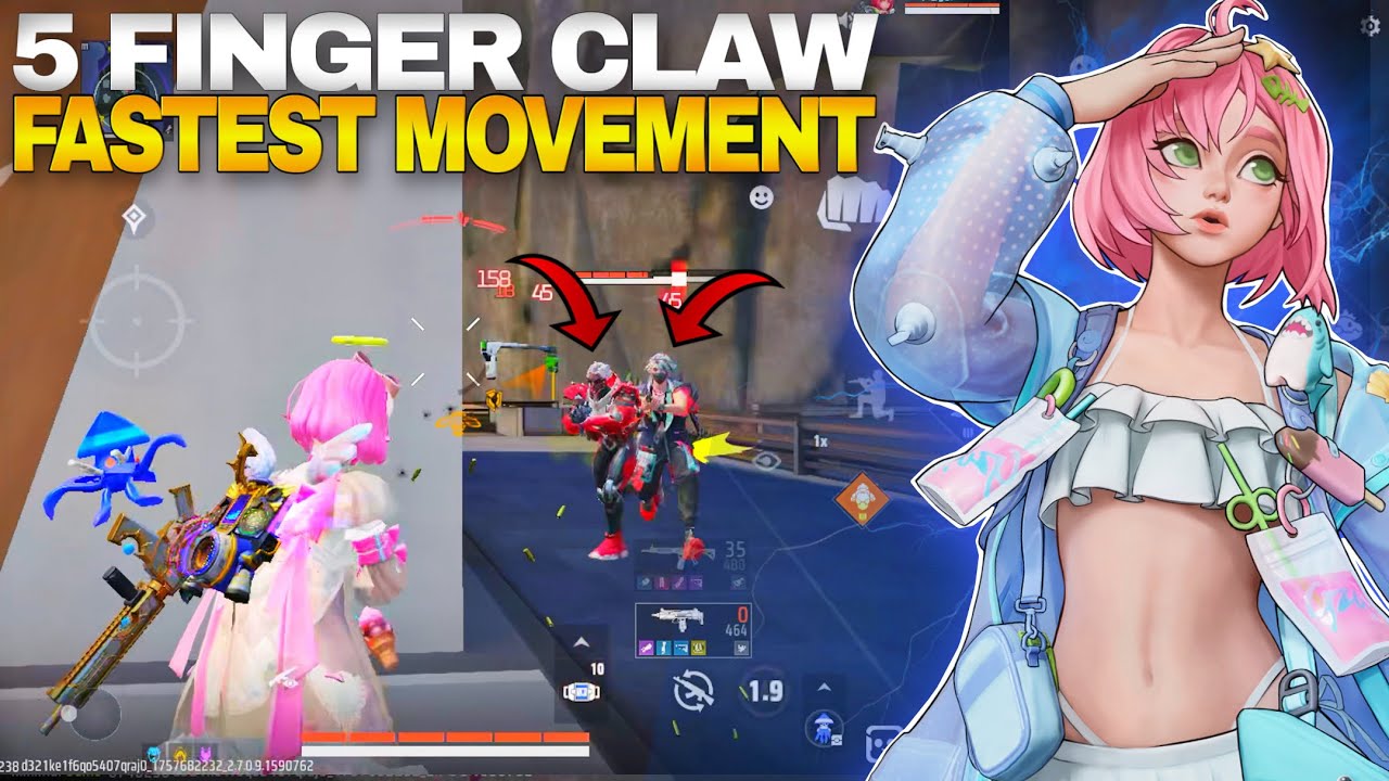 5 Finger Claw Fastest Movement 1v3 💀| Farlight 84 Mobile Gameplay