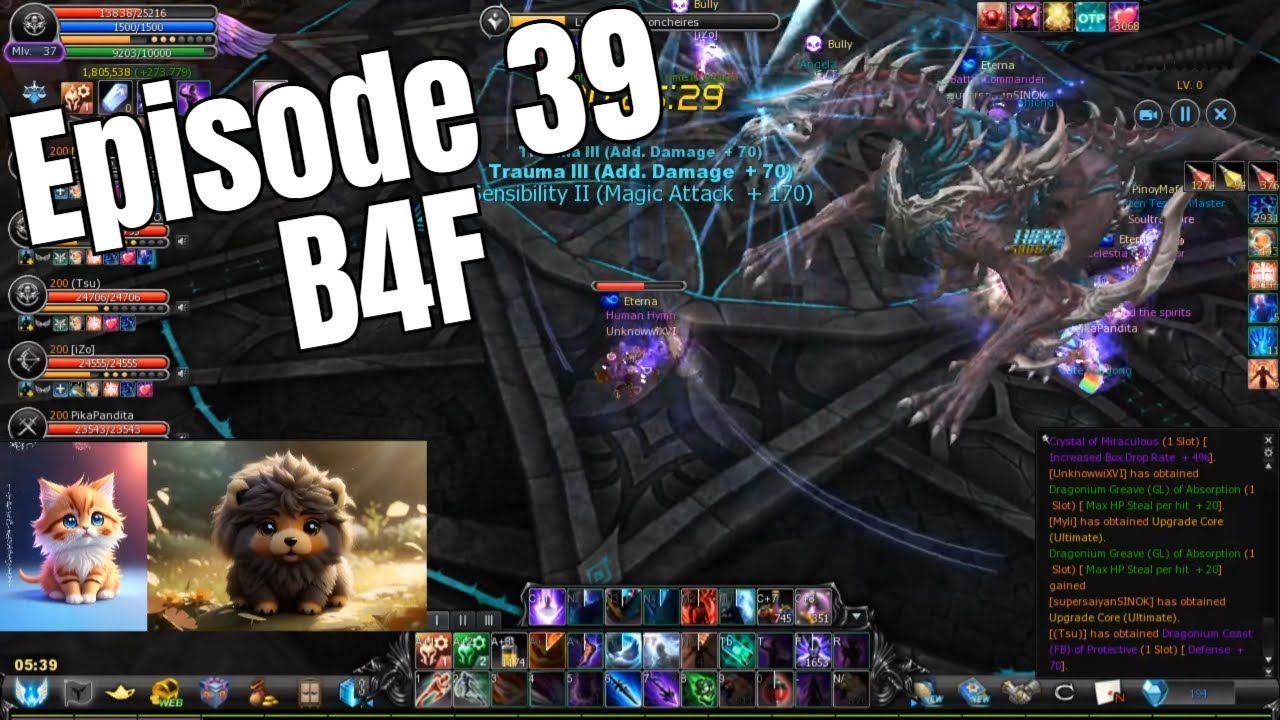 Cabal Online NA Ep 39 DM UnknowwiXVI  B4F LA baldus MAP ALZ MAP Mandarat
