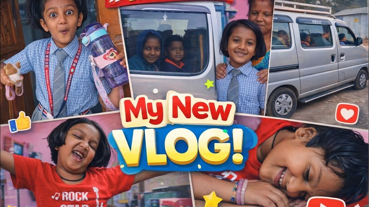 From School Bag to Sweet Sleep – A Day in My Life 💕