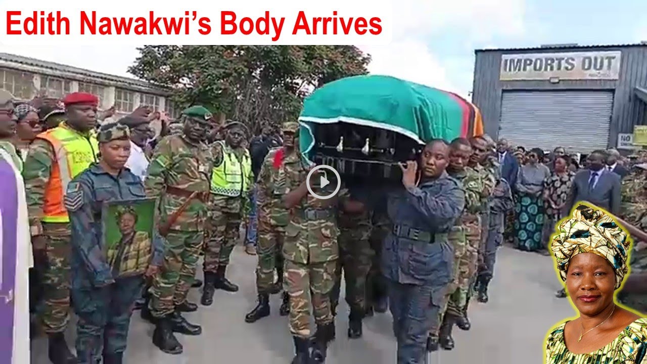 Edith Nawakwi’s Body Arrives “More in the Video” Watch the Entire Video @MutatiMpunduTv