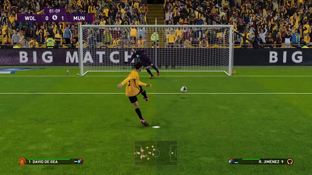 PES 2020 successful dive! Penalty awarded