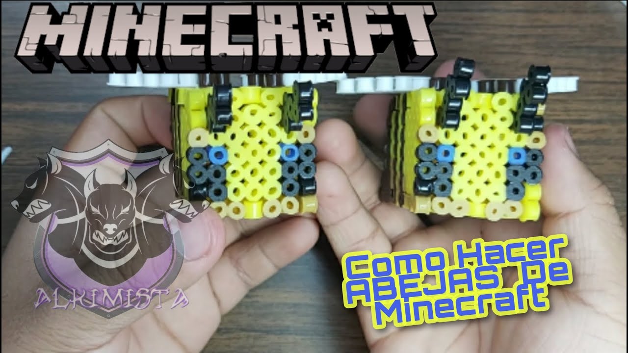 Como hacer ABEJAS de MINECRAFT con 