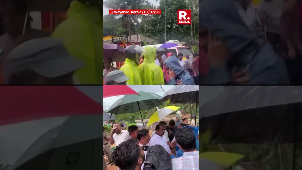 Wayanad Landslide: Landslide At Tunnel Project Site After Heavy Rainfall | On Camera