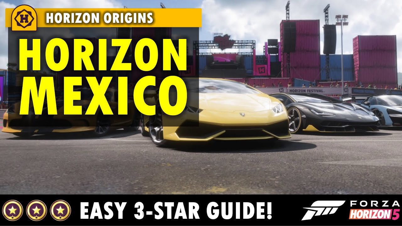Как получить 3 звезды в Главе 1 FH5 Horizon Origins Story (Horizon Mexico)