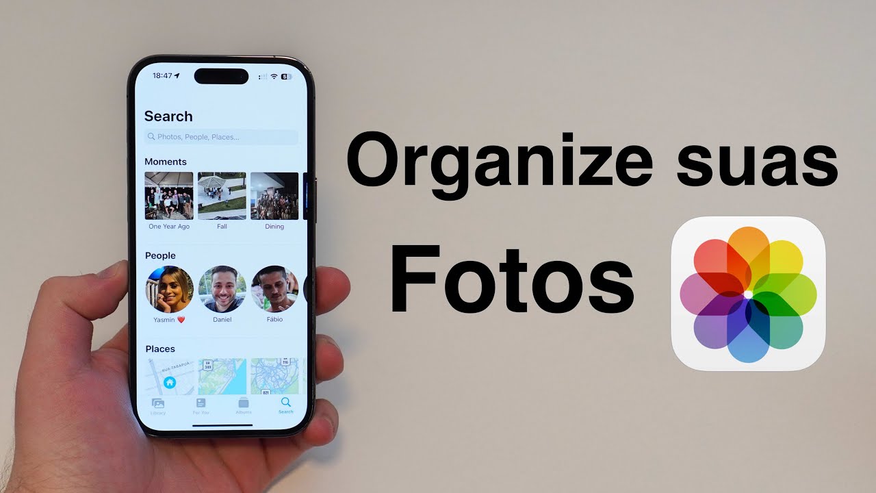 Como Organizar as Fotos do seu iPhone - Álbuns, Pessoas, Lugares e Mais!