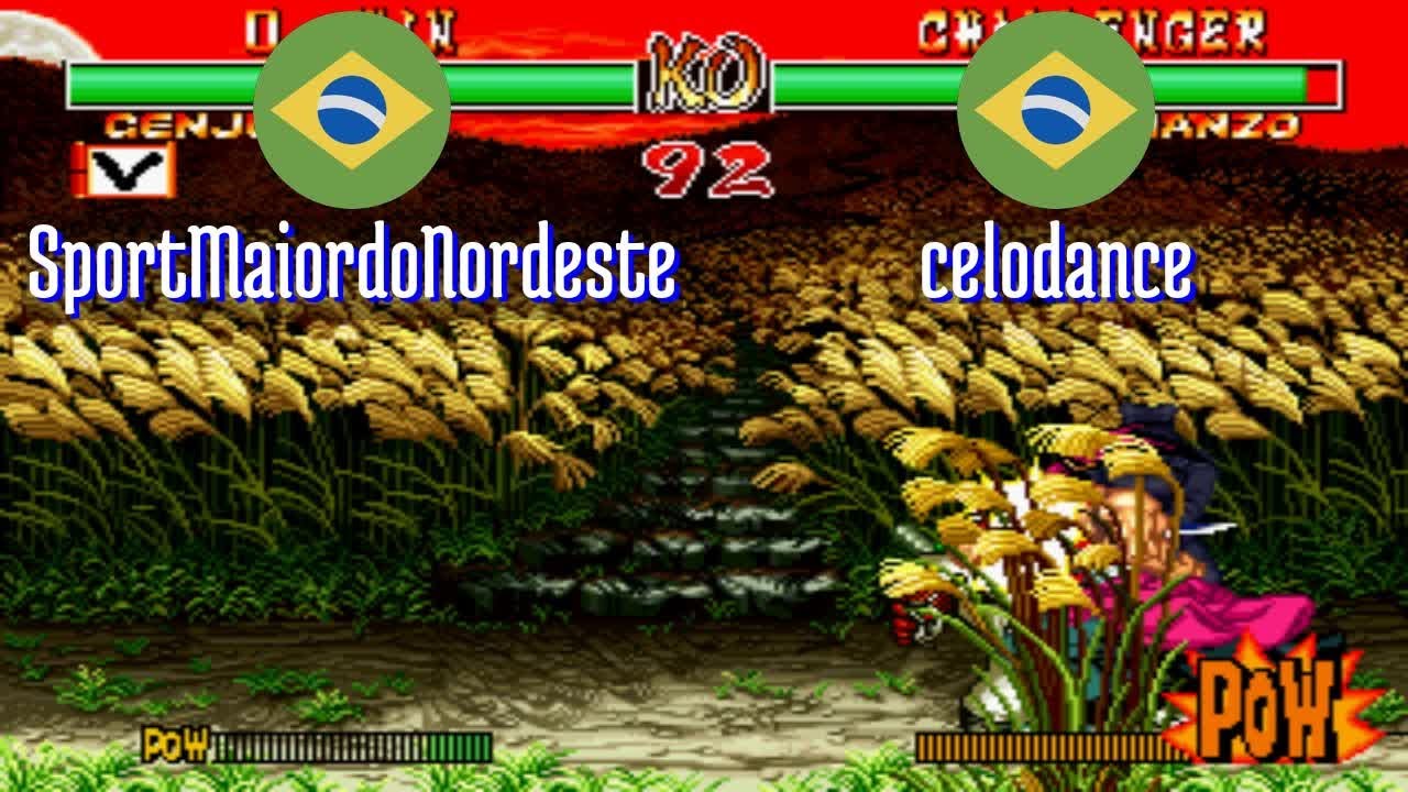 FT5 @samsho2: SportMaiordoNordeste (BR) vs celodance (BR) [Samurai Shodown II Fightcade] Mar 13