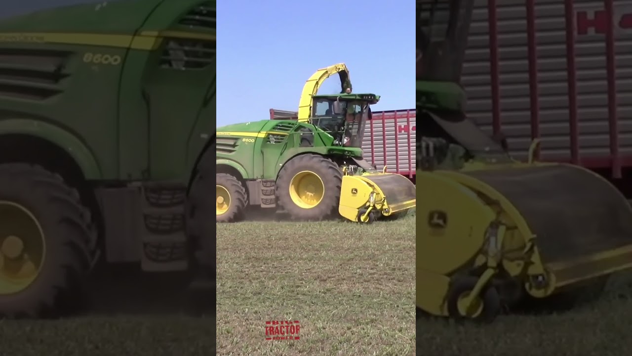 JOHN DEERE 8600 Forage Harvester #johndeere #bigtractorpower