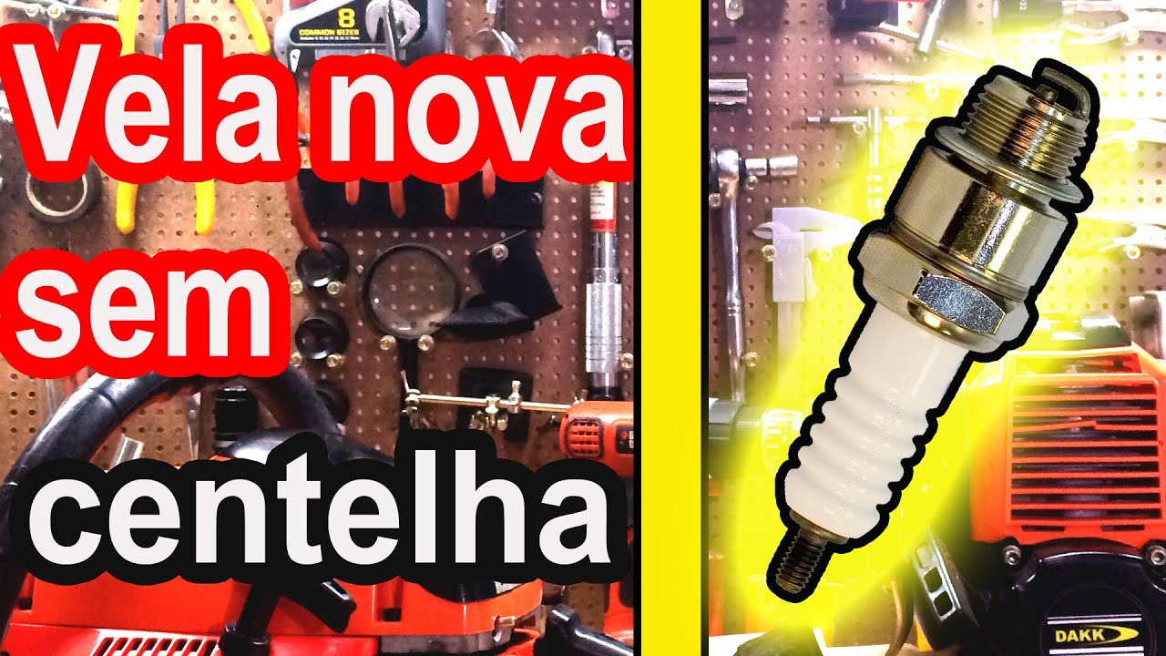 Vela que não dá centelha - Roçadeiras e Motosserras