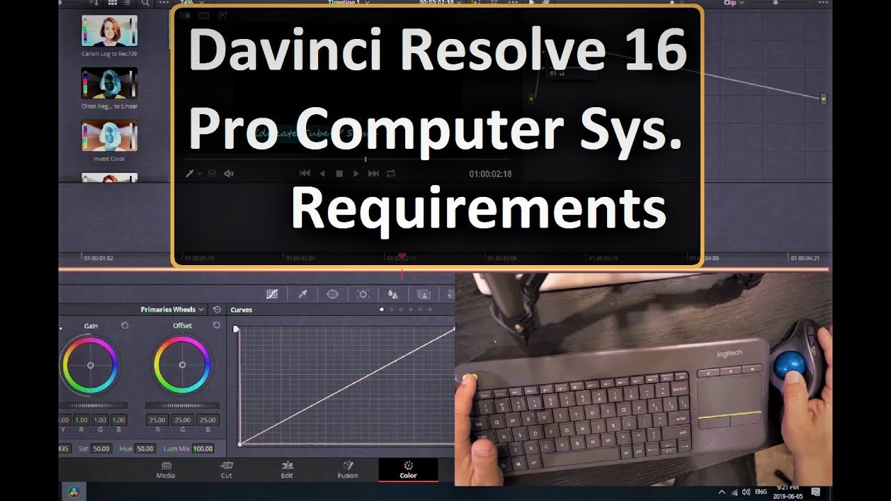 Davinci Resolve 16 Ideal Pro consumer Computer Hardware and Peripheral System Requirements