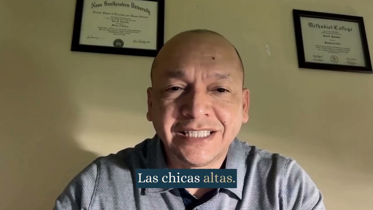 Introducing Spanish Adjectives with captions