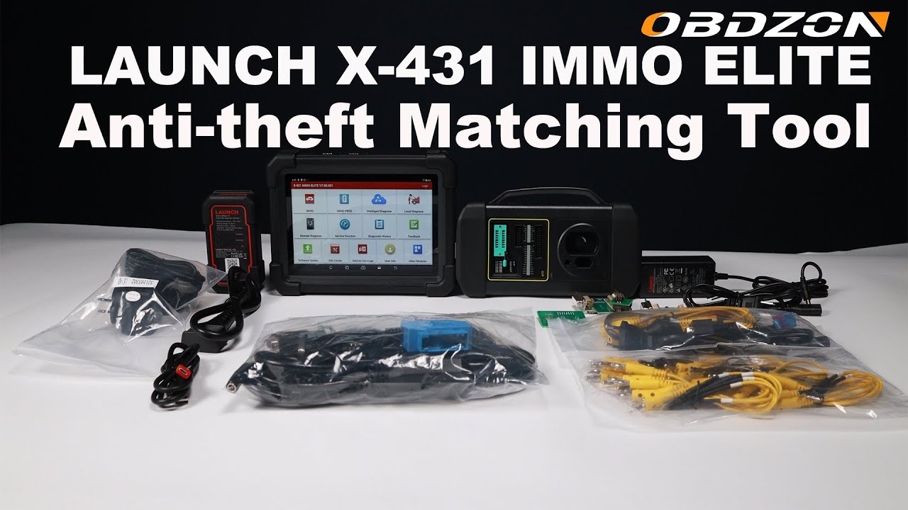 LAUNCH X-431 IMMO ELITE Anti-Theft Matching Module Clone Lost all Keys ECU Replacement Match|OBDZON