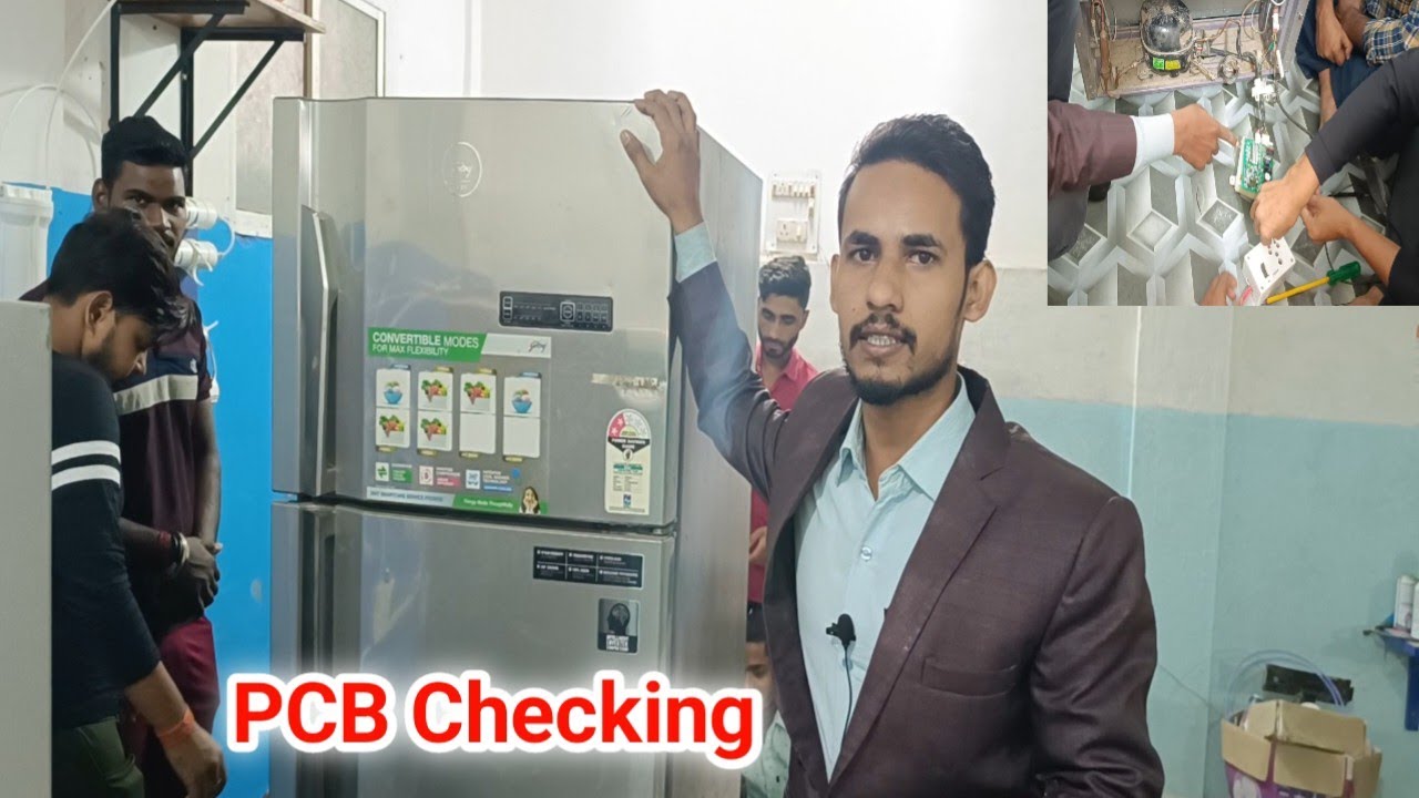 डबल डोर फ्रिज के PCB की चेकिंग कैसे करें || How To Check Double Door Refrigerator PCB in hindi.