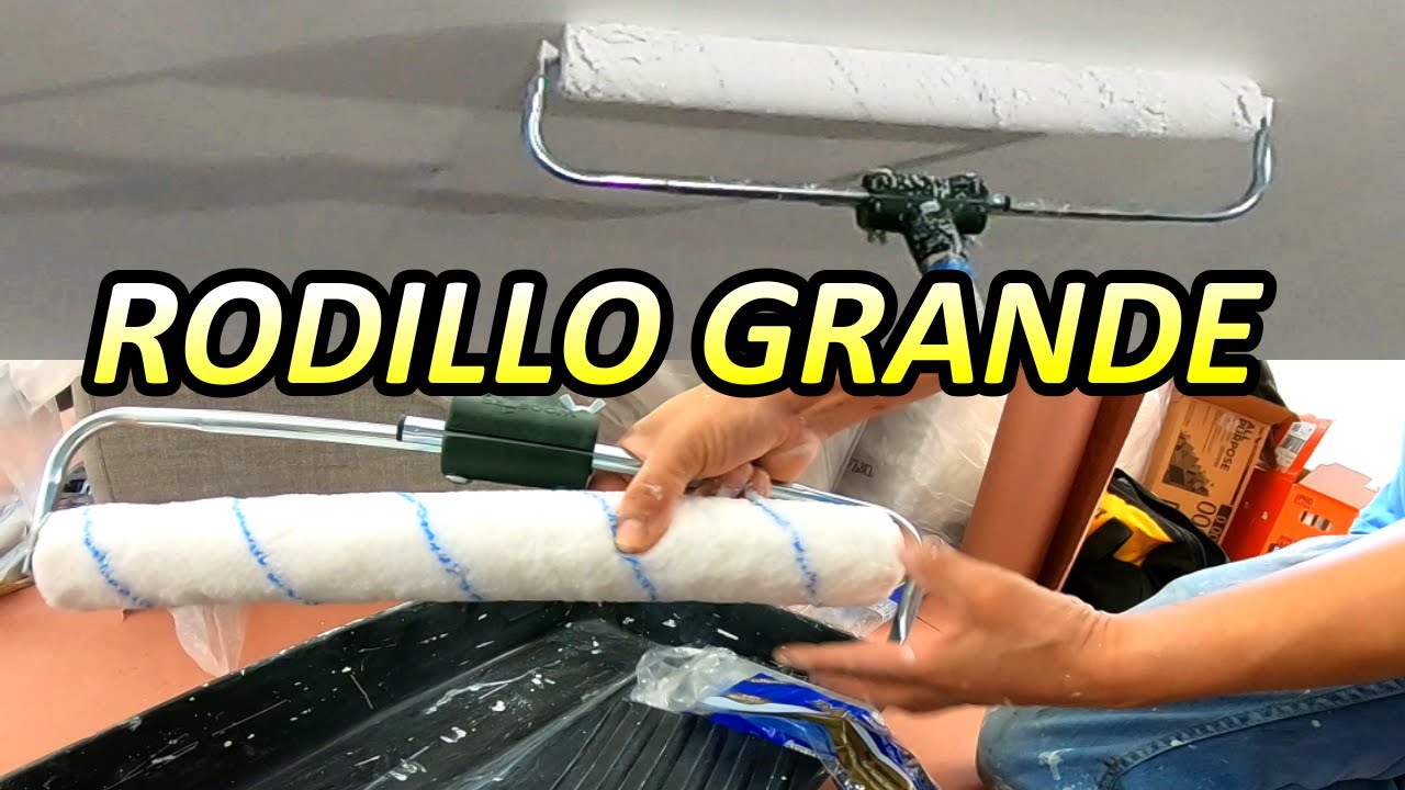 Pintura sin Esfuerzo: Rodillos Grandes para Paredes y Techos