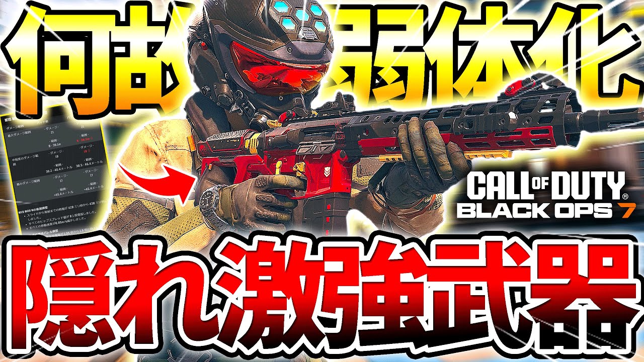 【COD:BO7】何故か弱体化されたあの激強武器を使ったら予想外な結果にｗｗ【Black Ops7】