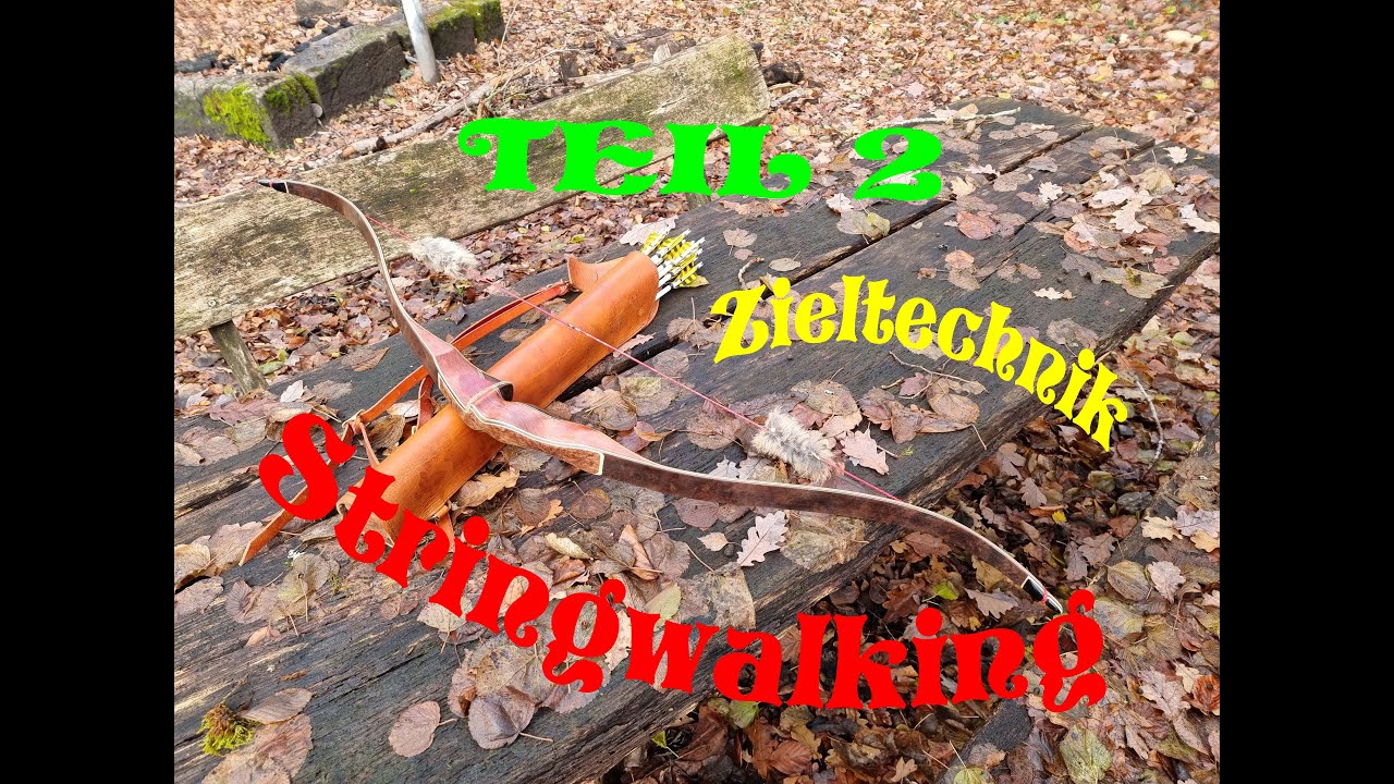 Zieltechnik Teil 2 Stringwalking #bogensport #recurvebogen #fun #stringwalking #abgreifen
