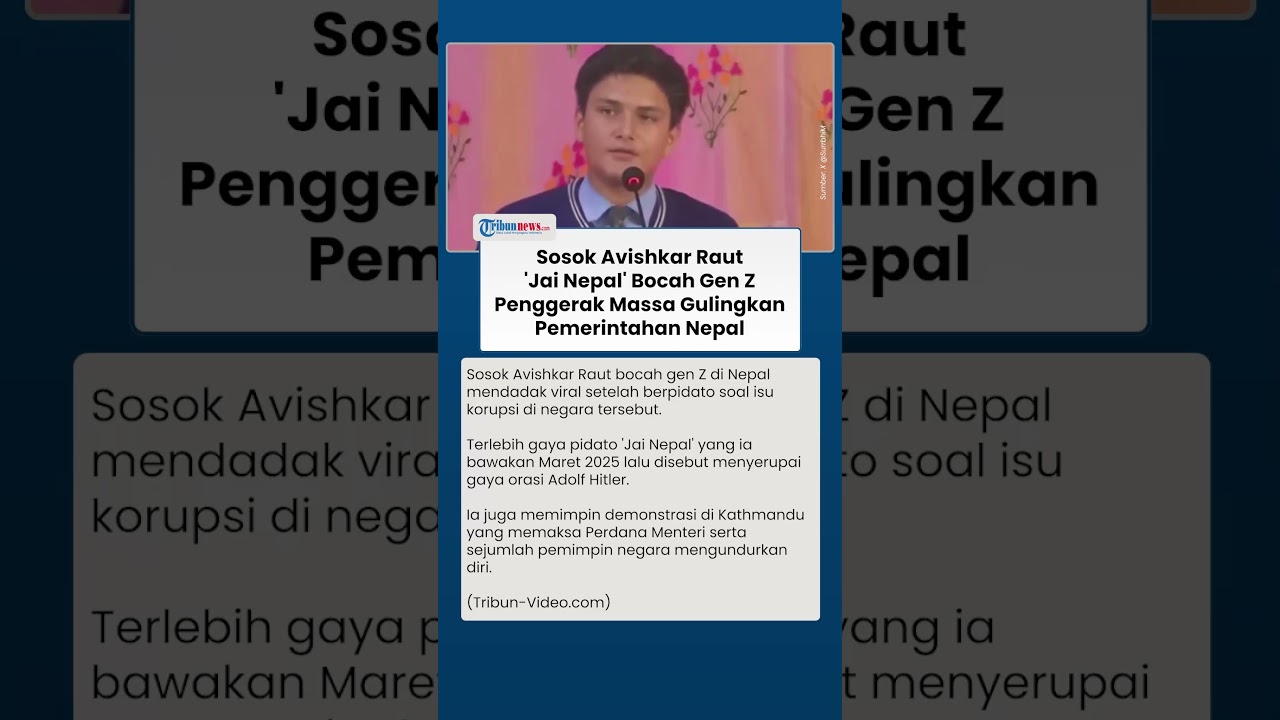 Avishkar Raut 'Jai Nepall', Gen Z Penggerak Massa Gulingkan Pemerintahan Nepal