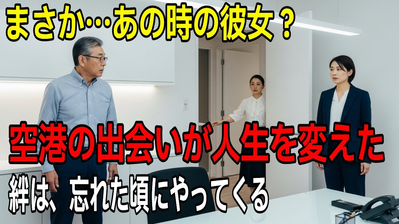 [奇跡の再会][人生ドラマ] 空港で助けた女性と、解雇後の再就職面接で再会した話 老後に戻ってきた縁、空港から始まった最後の仕事