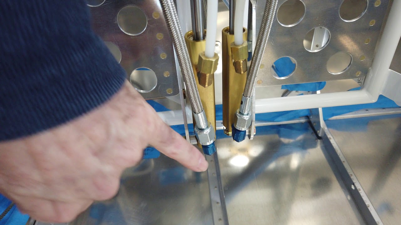 Vans RV 7 HINT Video Rudder Pedal Install Final