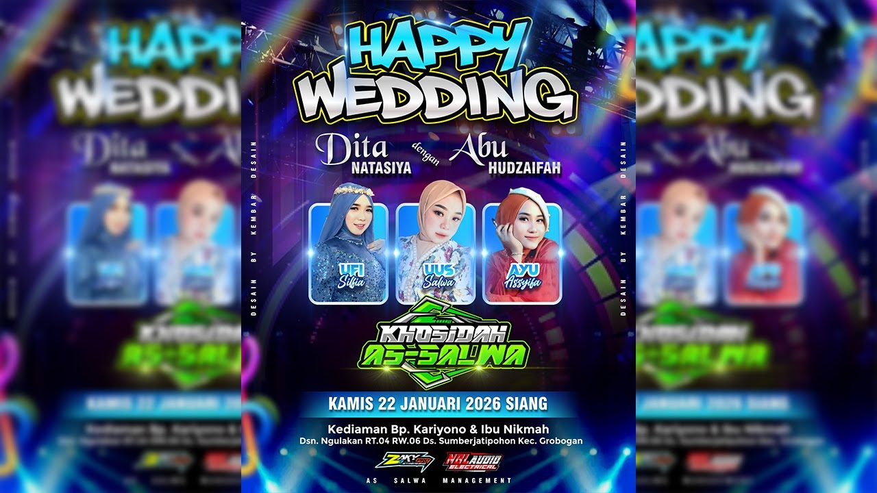 💍Live Wedding of NATASIYA & HUDZA || AS SALWA || NBL ELECTRICAL AUDIO || Ngulakan, 21 Jan 2026 💍