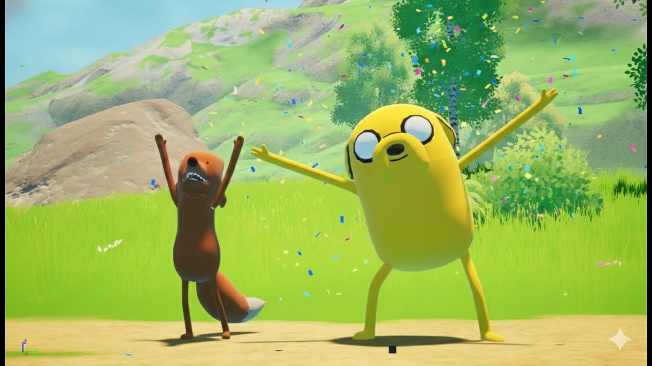 Jake the dad and Mr Fox -  Adventure Time!