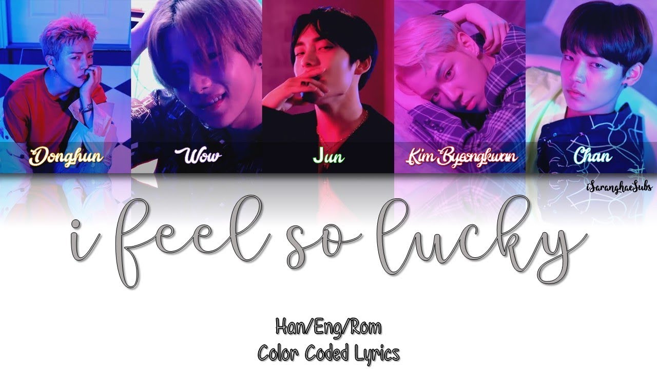 Hcue &ndash; I Feel So Lucky (Feat. A.C.E) [Color Coded English Lyrics]