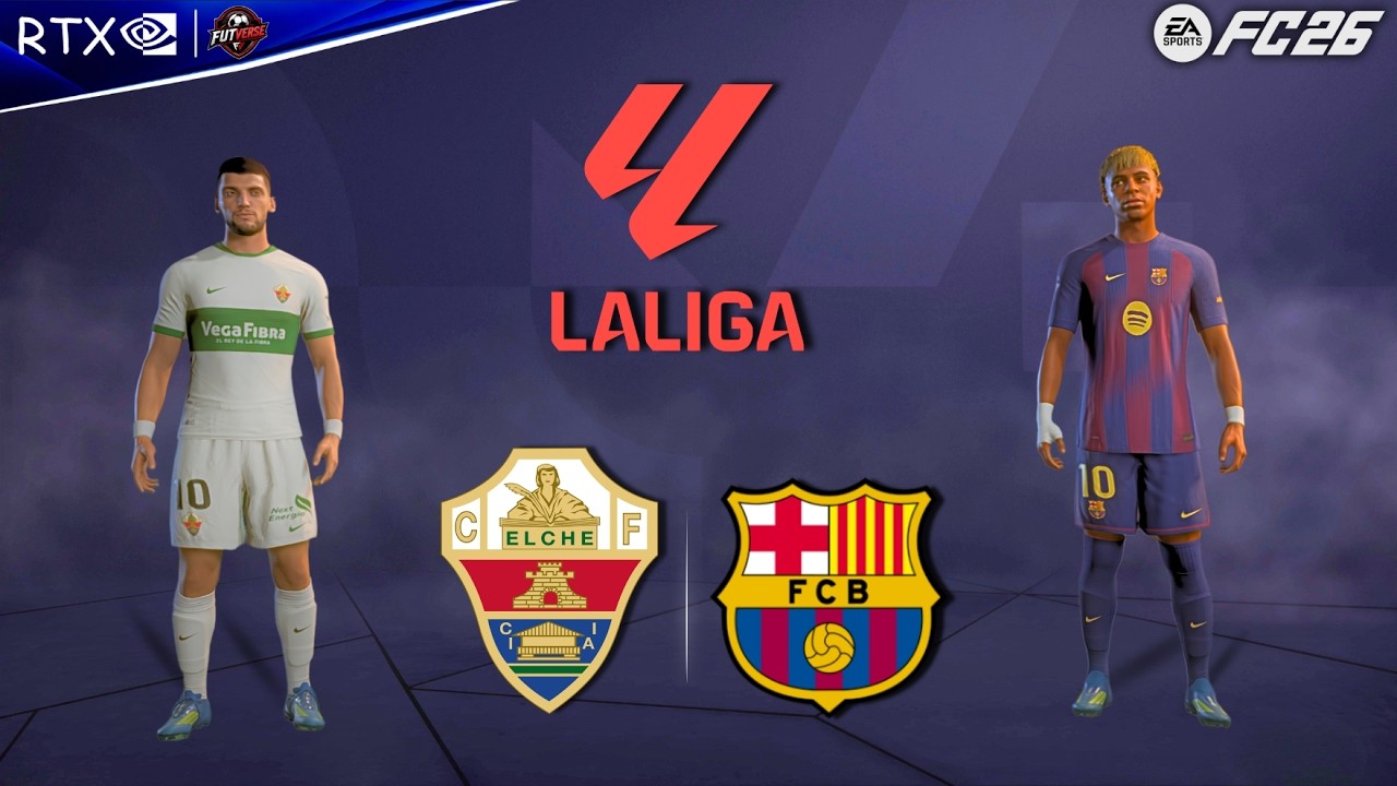 FC 26 | Elche Vs Barcelona - Laliga 2026/27 | Buonanotte Vs Yamal | Full Gameplay