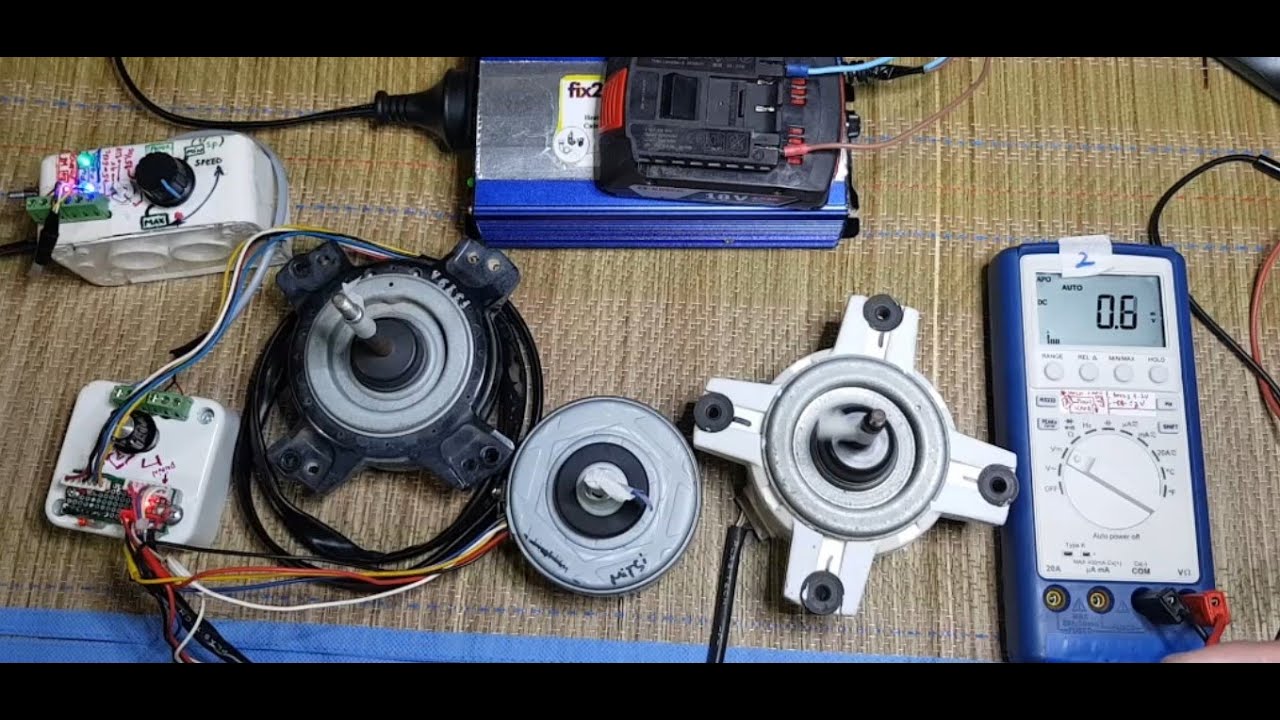 Dc fan test, test the 5 wires dc fan motor the proper way
