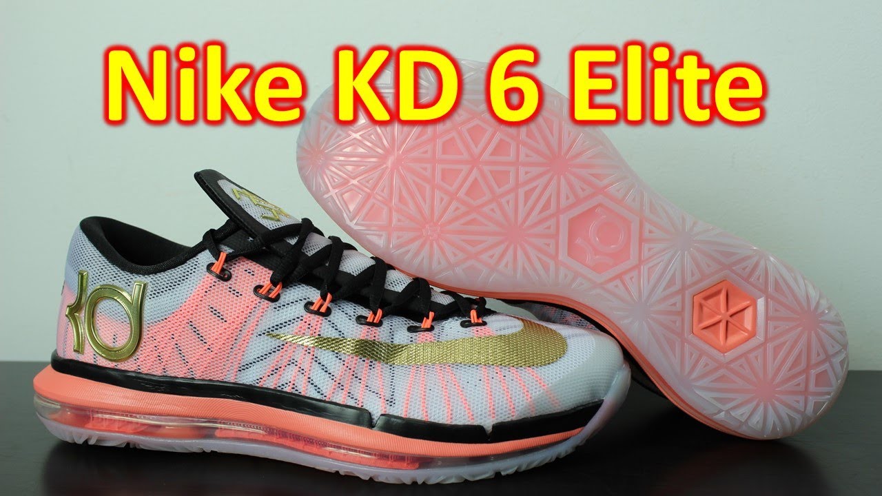 Nike KD 6 Elite White/Metallic Gold - Review + On Feet