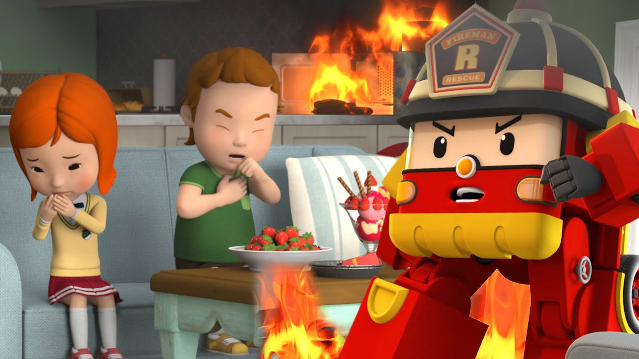 Always be Careful in the Kitchen│Best Fire Safety Series🚒│Cartoons for Kids│Robocar POLI TV