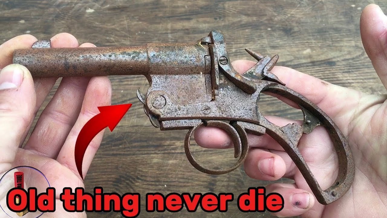 Restoration of an antique single shot cal 38 revolver used in world war 1