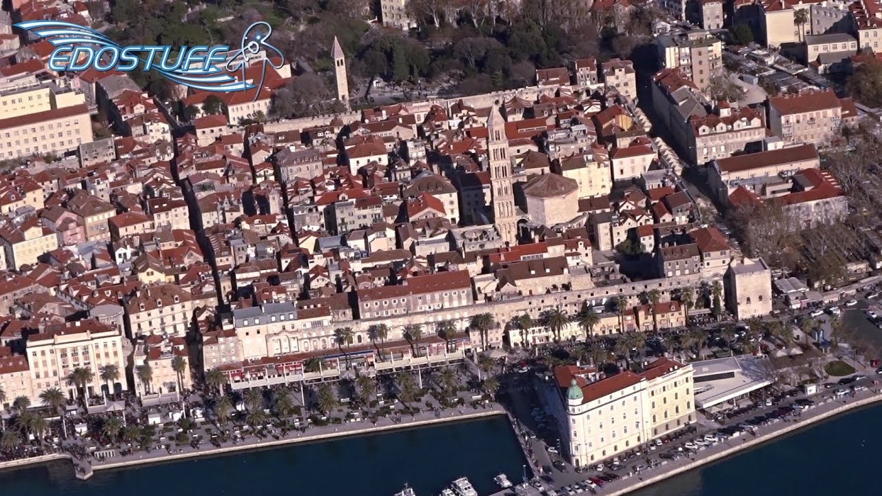 Flying Above Split / Let Iznad Splita - Croatia 2017 HD