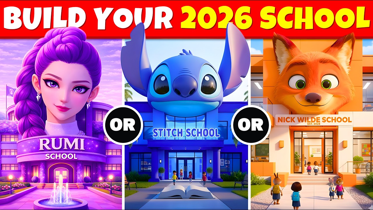 Would You Rather - Build Your Ultimate School 🏫😍
