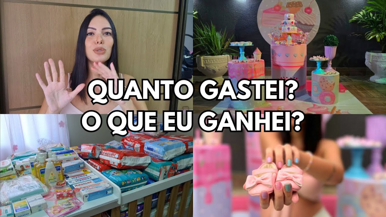 CHÁ DE FRALDA VALE A PENA? | Tudo que ganhei no chá de fraldas | Dicas chá de bebê